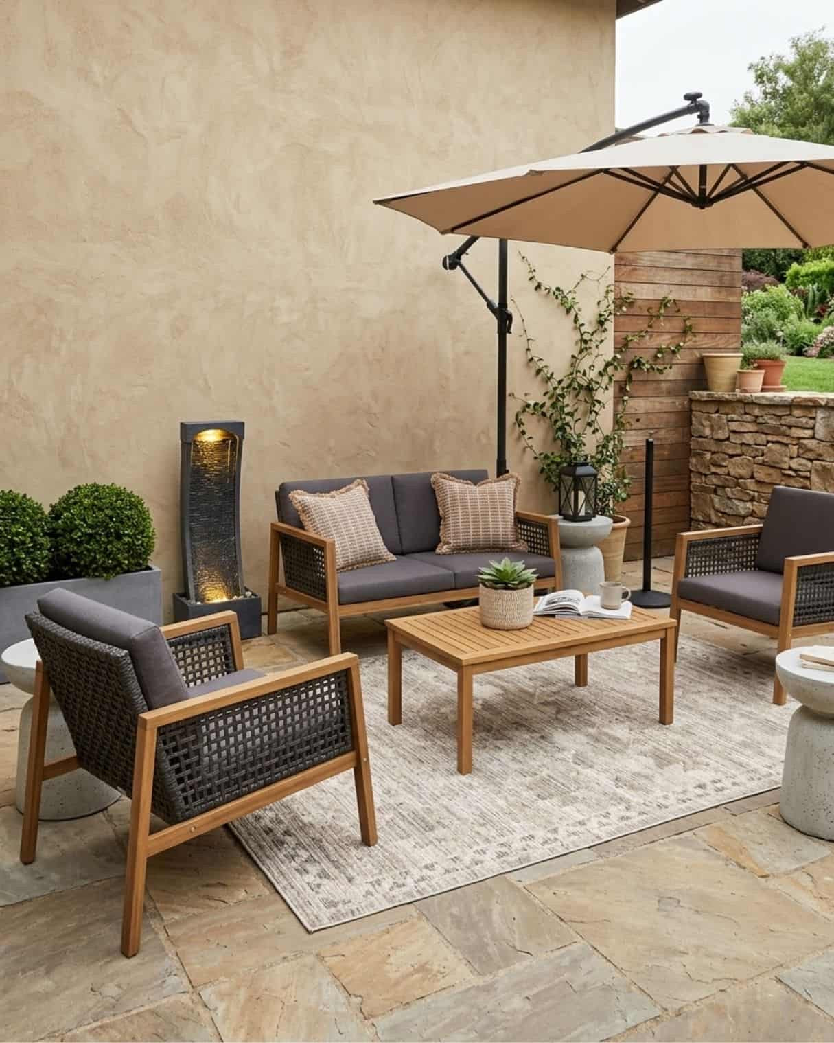 Contemporary Boho Patio Living Space Design

*Note: This is a digital room mockup showcasing product styling ideas from my room design mood board.

#LTKHome