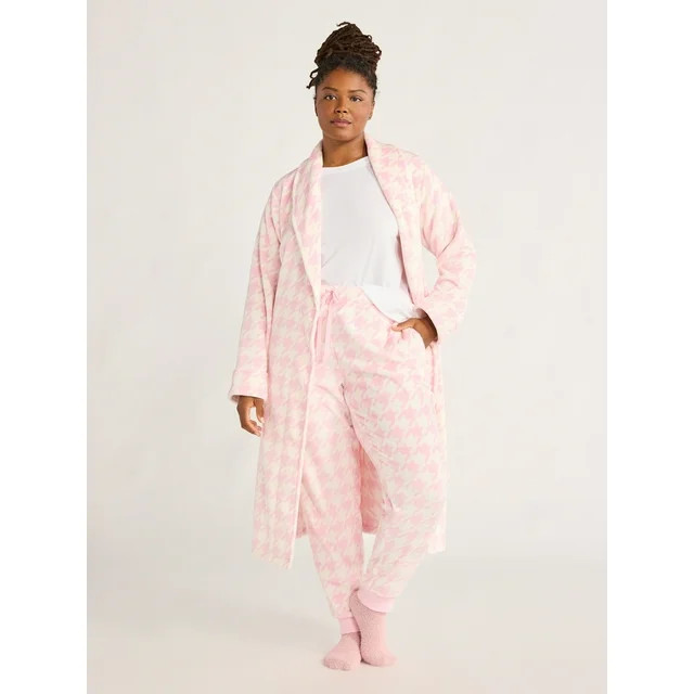 Joyspun Women's Plush Robe, Sizes S to 3X | Walmart (US)