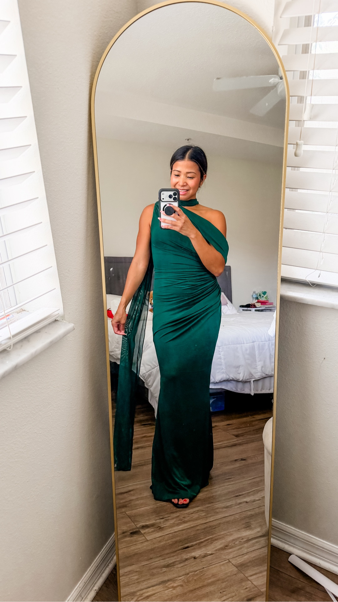 Perfect dress to wear at a wedding or any formal occasion! 

I didnt even need to get the length hemmed like I usually do and it has a built-in bra. 

Size Small. I’m 5’1” and 120lbs. 

#LTKootd #LTKWedding #LTKgrwm