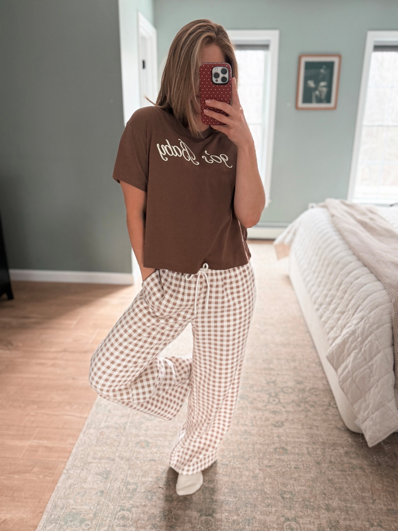 Brown checkered pants 90s baby tee
@Target 

#LTKootd #LTKgrwm