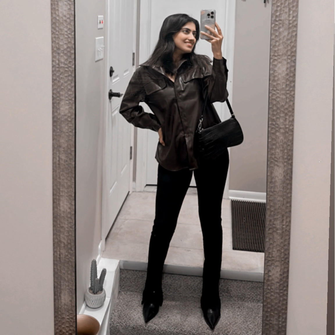 Fall must have leather shacket! 🤎

Pants & Boots: ZARA



#LTKSeasonal #LTKstyletip