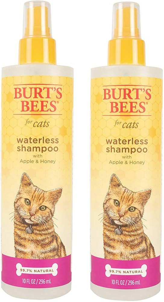 Burt's Bees for Pets Cat Waterless Shampoo with Apple & Honey | Dry Cat Shampoo Cat Waterless Sha... | Amazon (US)