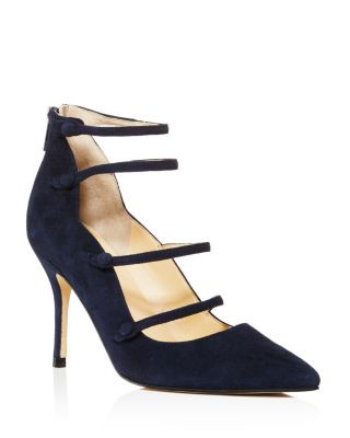 IVANKA TRUMP Dritz Suede Strappy Pointed Toe Mary Jane Pumps - 100% Bloomingdale's Exclusive | Bloomingdale's (US)