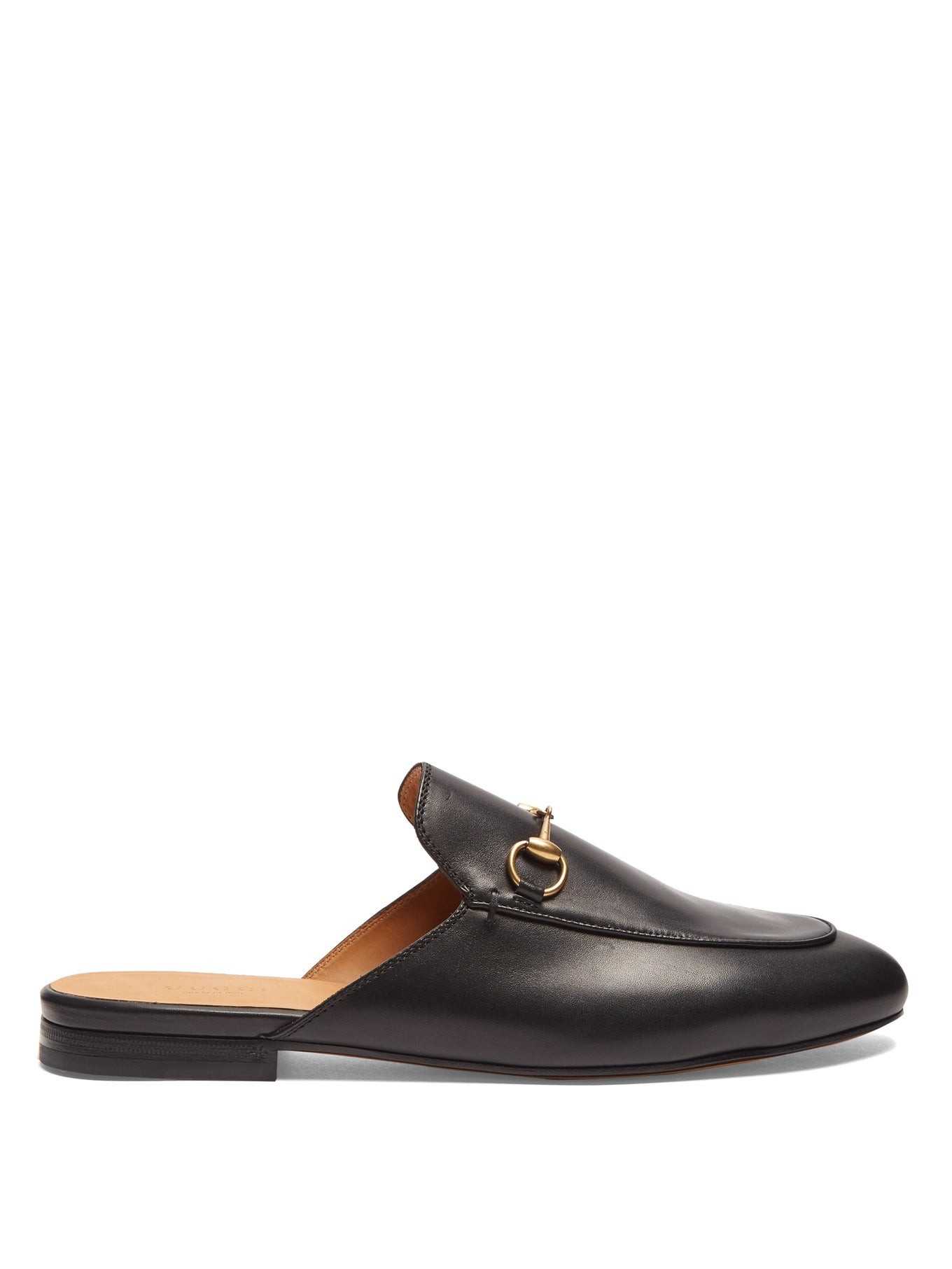 Princetown leather backless loafers | Matches (US)