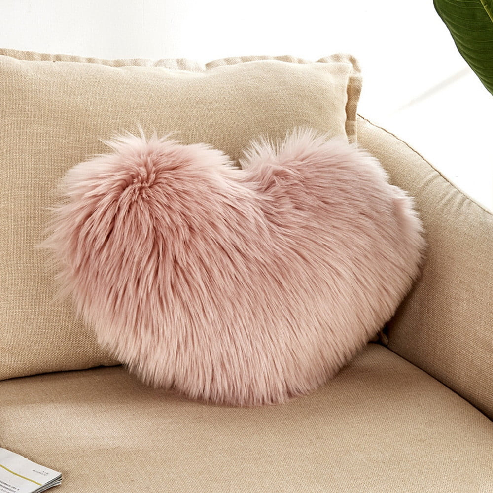 Kiplyki Heart Shaped Throw Pillow Cushion Plush Sofa Decoration - Walmart.com | Walmart (US)