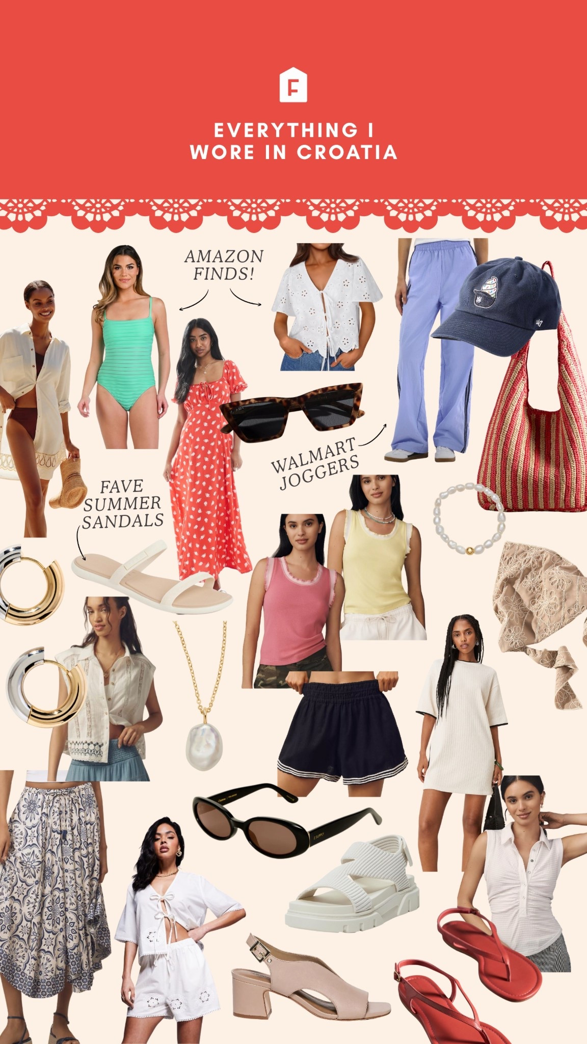 Croatia Fits- little bit of casual, little bit adventure, little bit dressy.