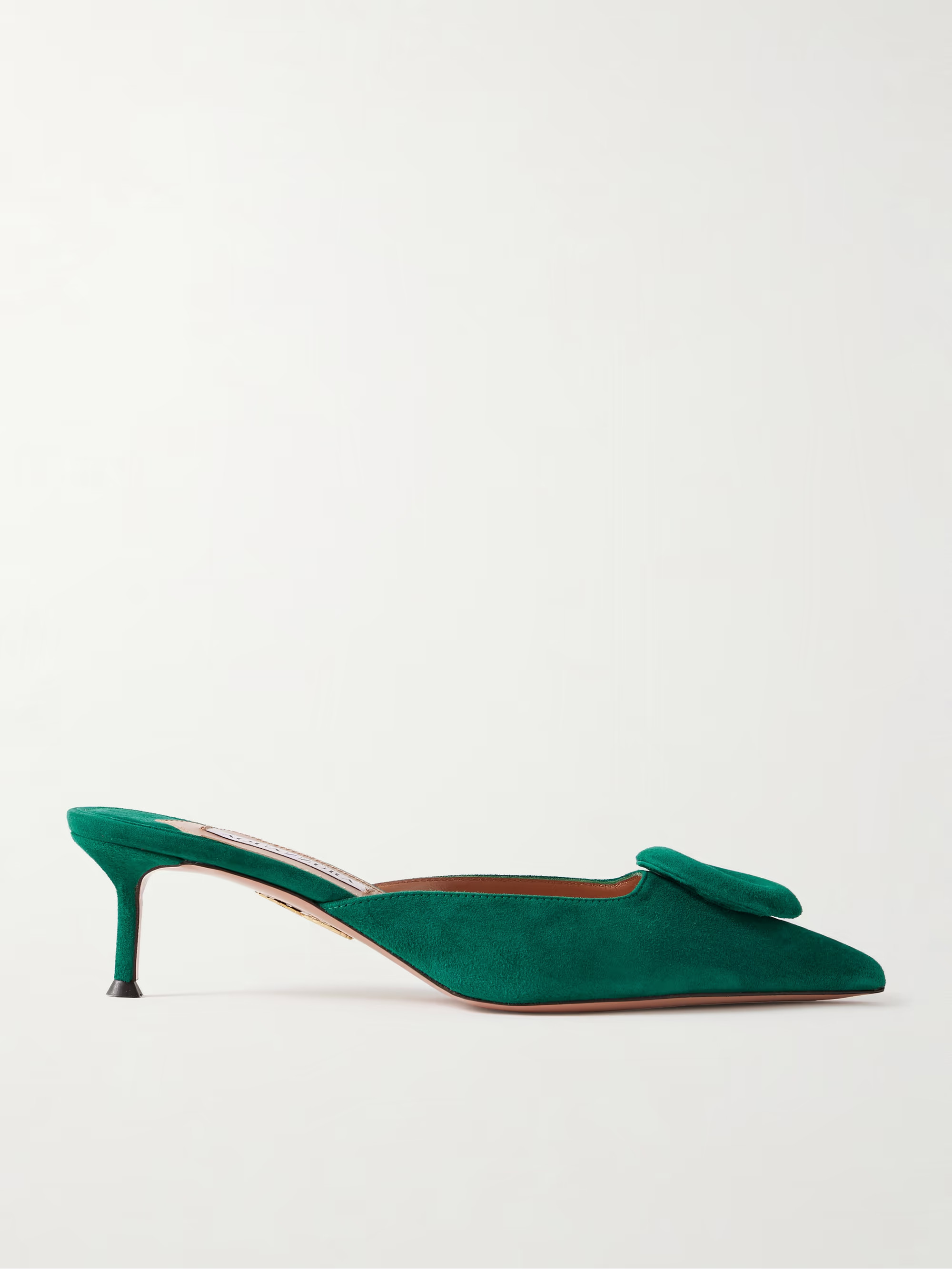 The Hoop 50 suede mules | NET-A-PORTER (US)