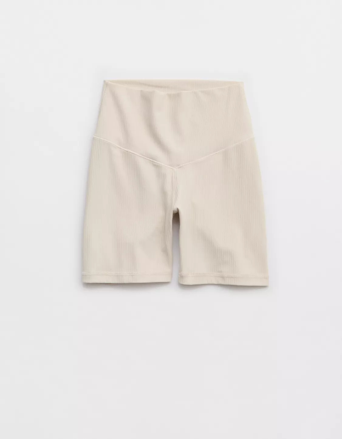 OFFLINE By Aerie Real Me XTRA Ribbed High Waisted 5" Bike Short | Aerie