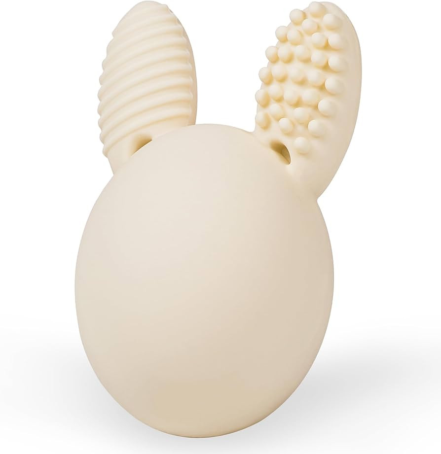 Baby Teething Toy, Easter Bunny Teether, Rabbit Egg Rattle with Textured Chewing Design, Gift-Rea... | Amazon (CA)