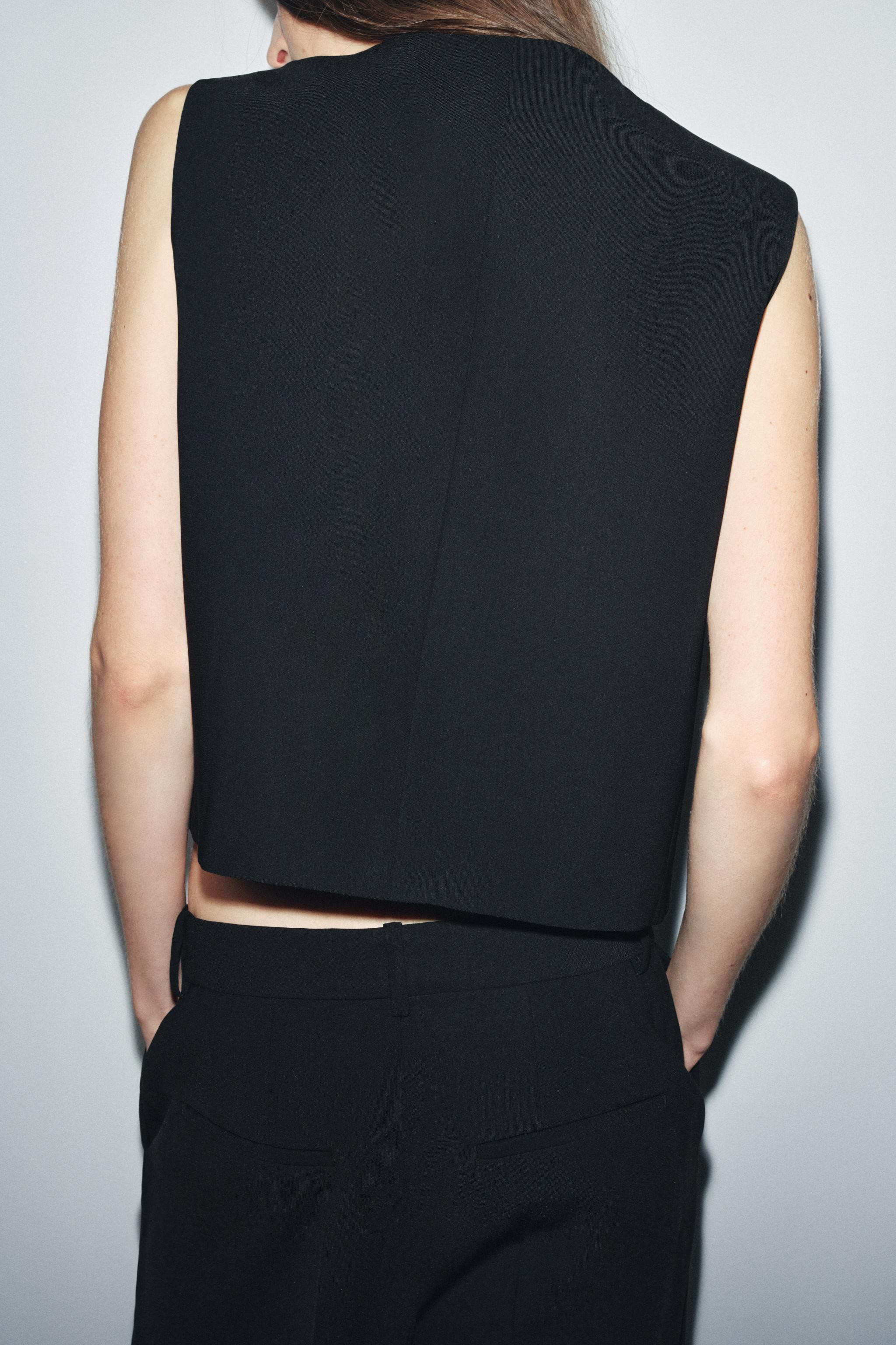 ZW COLLECTION DOUBLE-BREASTED BUTTON VEST | Zara US