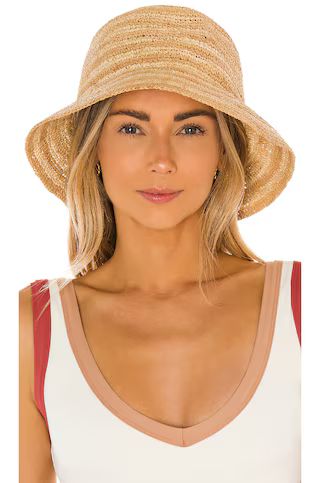 L*SPACE Isadora Hat in Natural Stripe from Revolve.com | Revolve Clothing (Global)