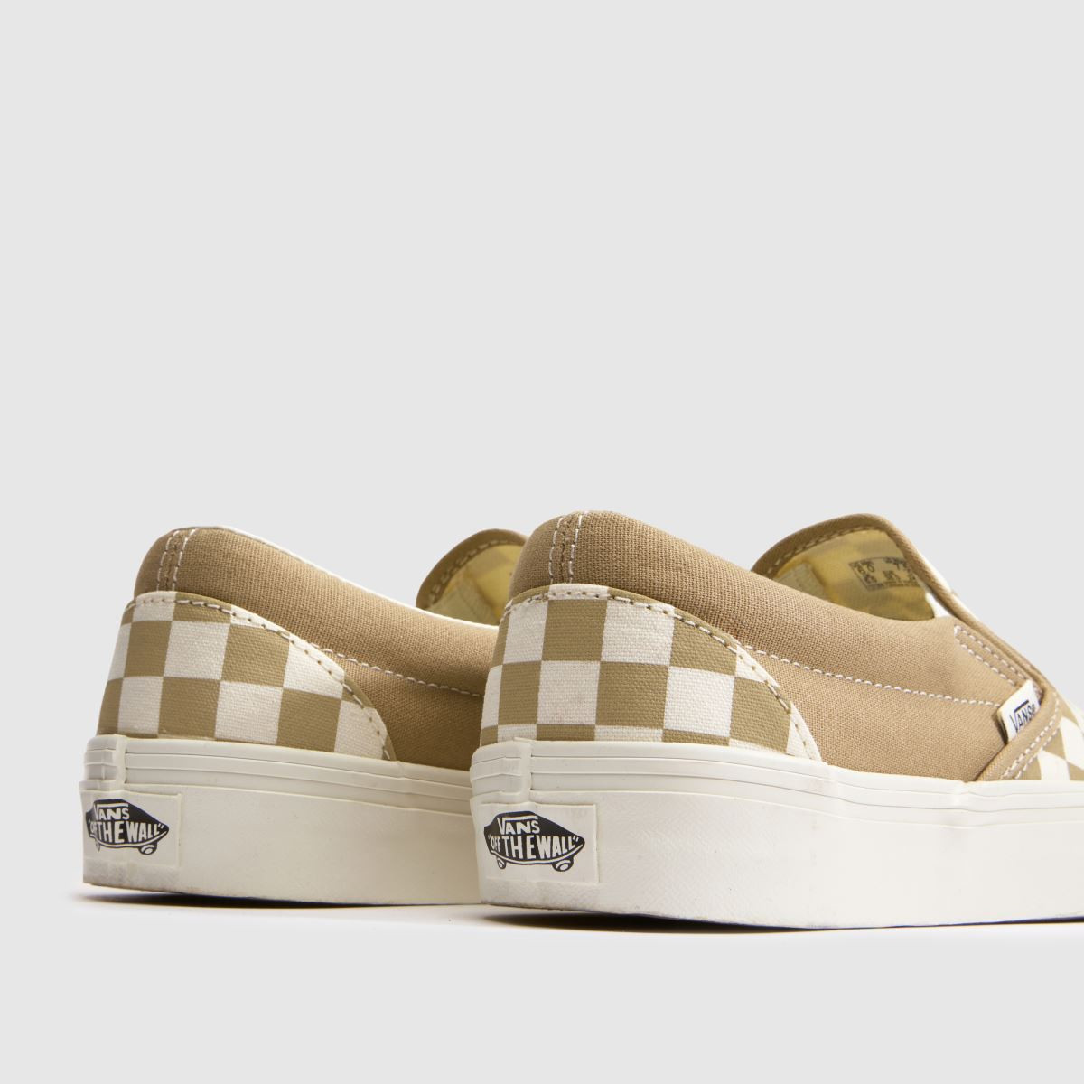Womens Beige Multi Vans Classic Slip-On Trainers | schuh | Schuh