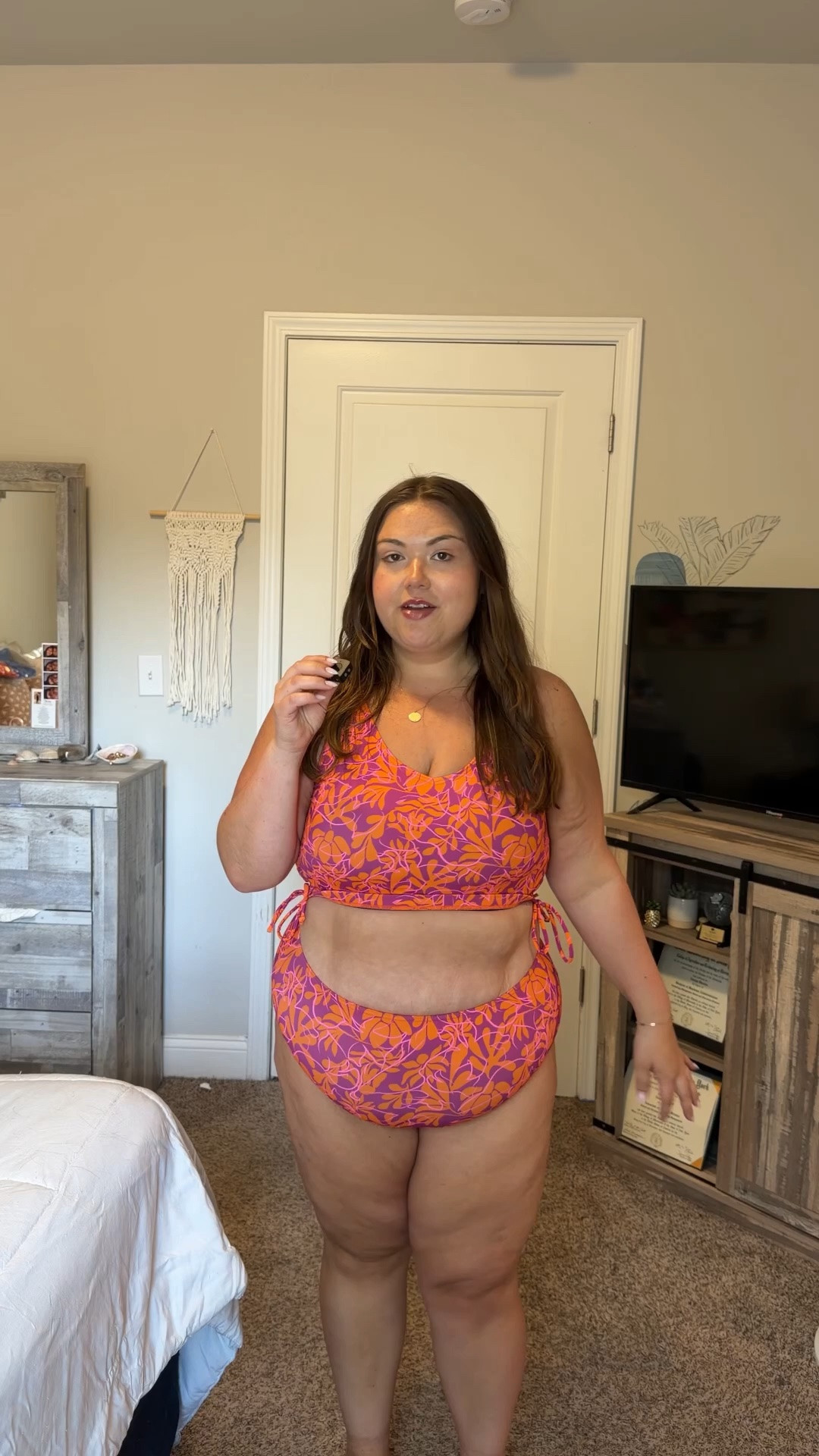 swimsuit try on