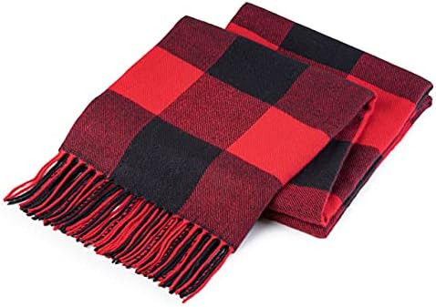 Buffalo Plaid Throw Blanket for Couch - Farmhouse Throw with Check Pattern - Soft Woven with Decorat | Amazon (US)