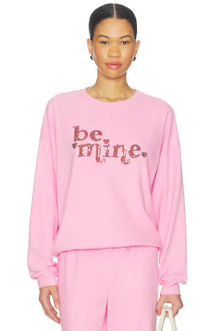 Devyn Oversized Sweater in Lovely Pink | Revolve Clothing (Global)