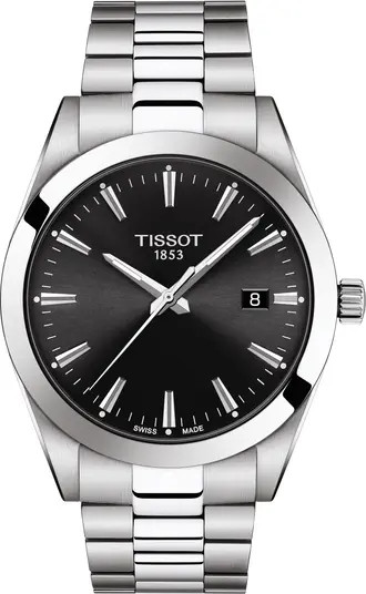 T-Classic Gentleman Bracelet Watch, 40mm | Nordstrom