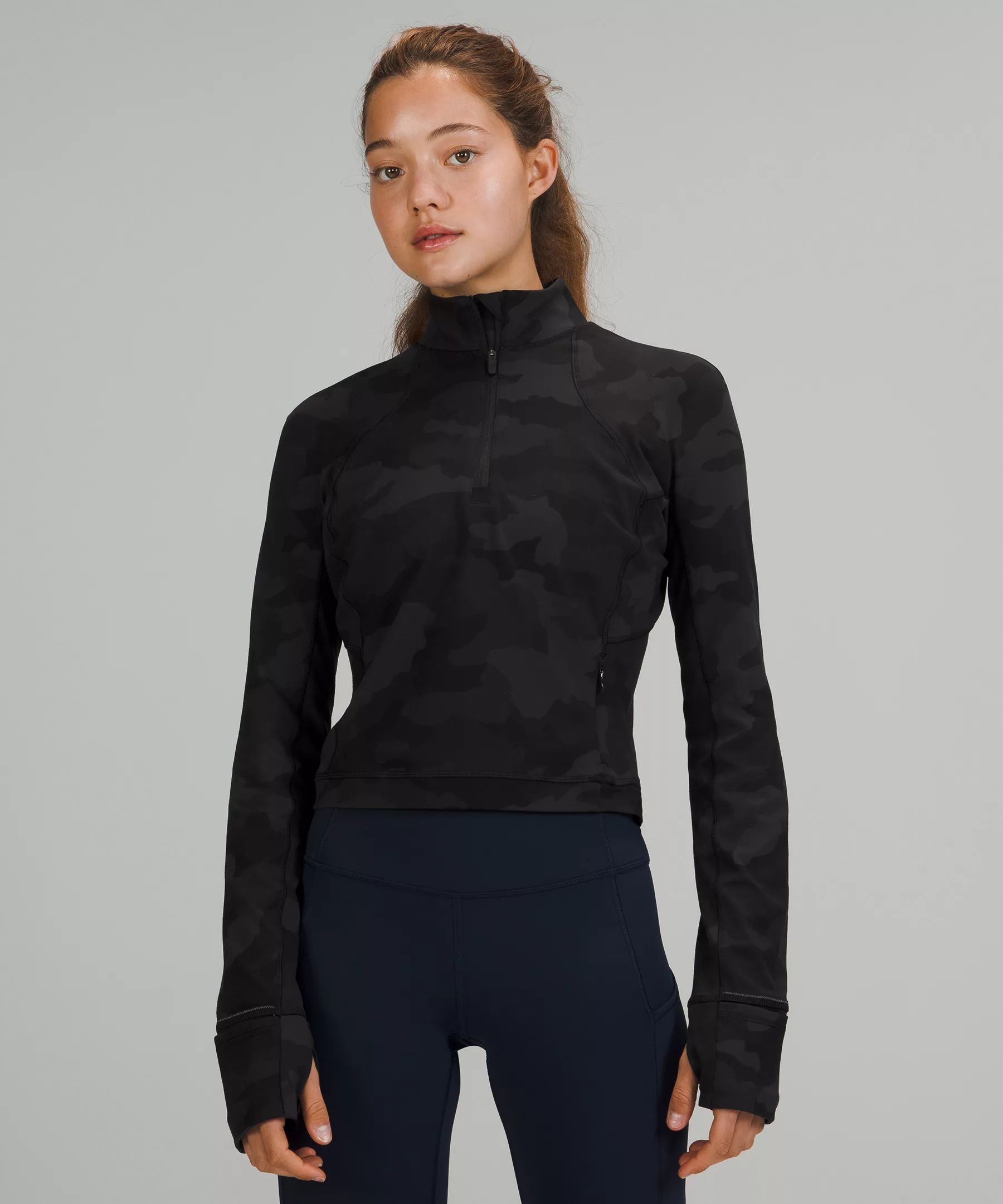 It's Rulu Run Cropped Half-Zip | Lululemon (US)