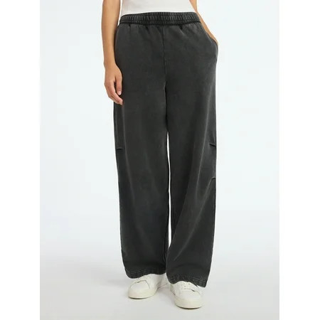 Scoop Women’s Mineral Washed Sweatpants Sizes XS-XXL | Walmart (US)