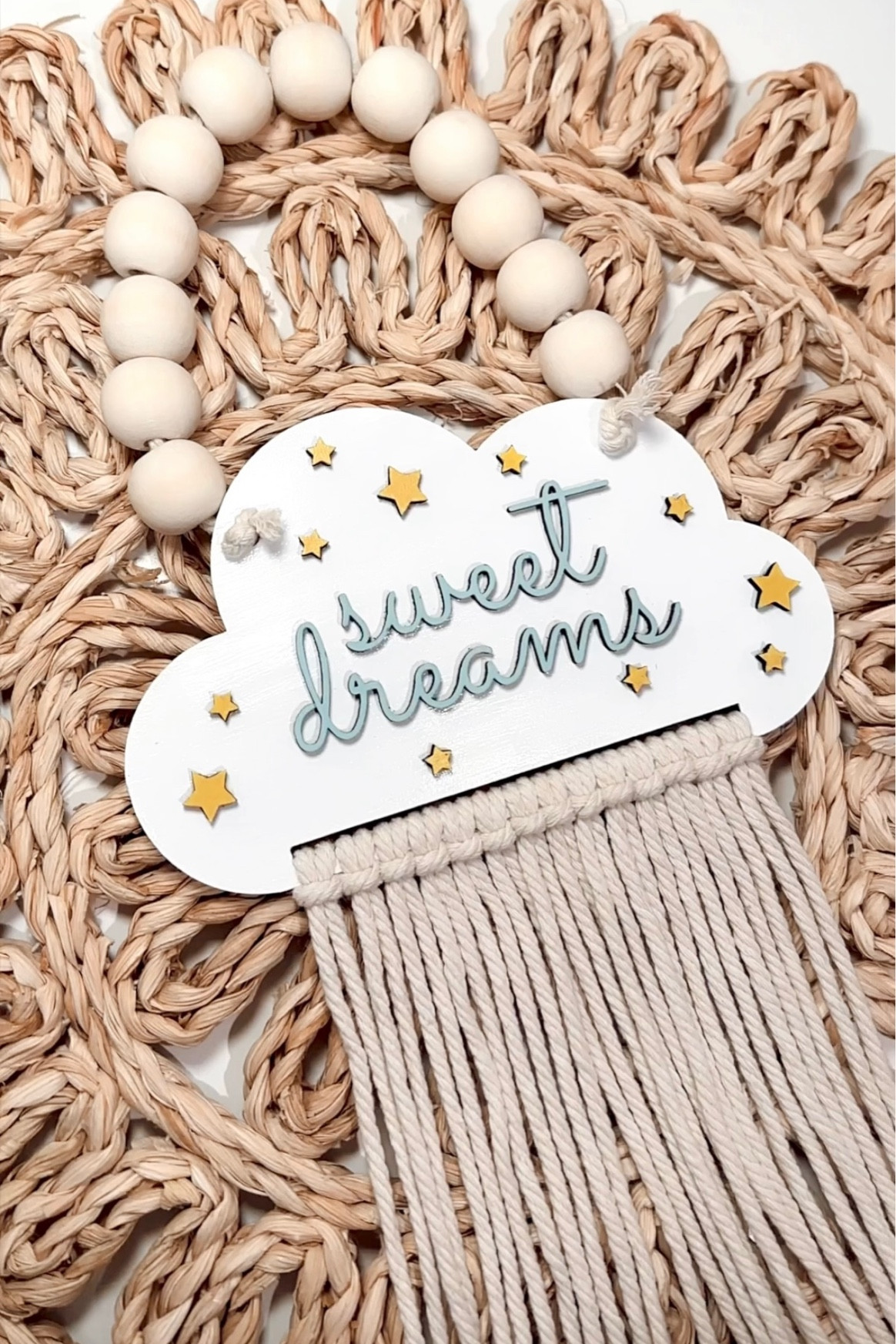 Nursery Room decorations for nap time ☁️🩵 make this DIY baby room sign with a laser cutter like the Glowforge Aura!

#LTKGiftGuide #LTKbaby #LTKkids