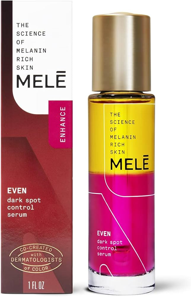 Mele Even Dark Spot Visibly Reduces Dark Spots, Uneven Tone, And Signs Of Aging Control Serum Wit... | Amazon (US)