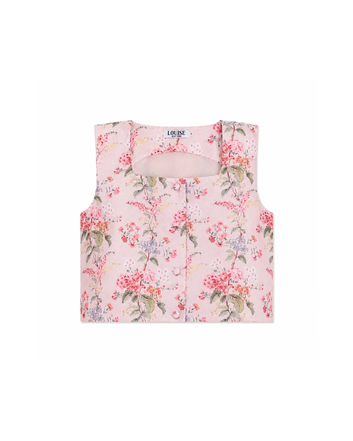 Rosie Top in Blush Floral | Louise New York
