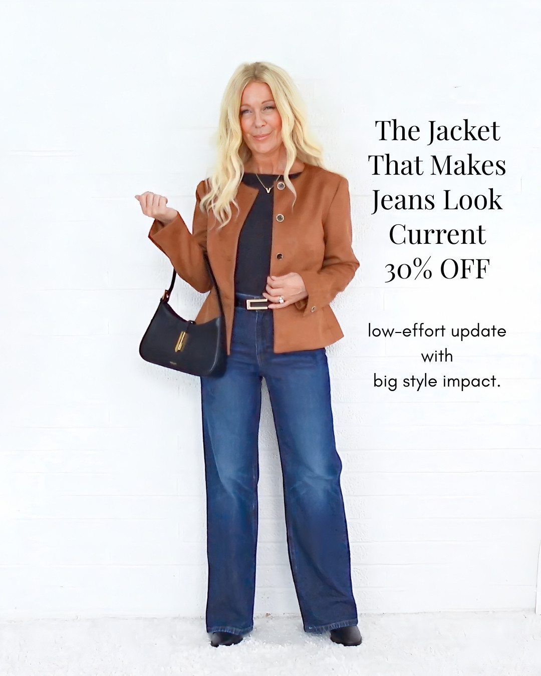 If you are looking for an easy, low effort way to update your fall style, you can do so by adding this one jacket to your wardrobe. We are seeing this camel-colored short boxy jacket EVERYWHERE this fall. 

 #LTKOver40 #LTKSaleAlert #LTKPetite