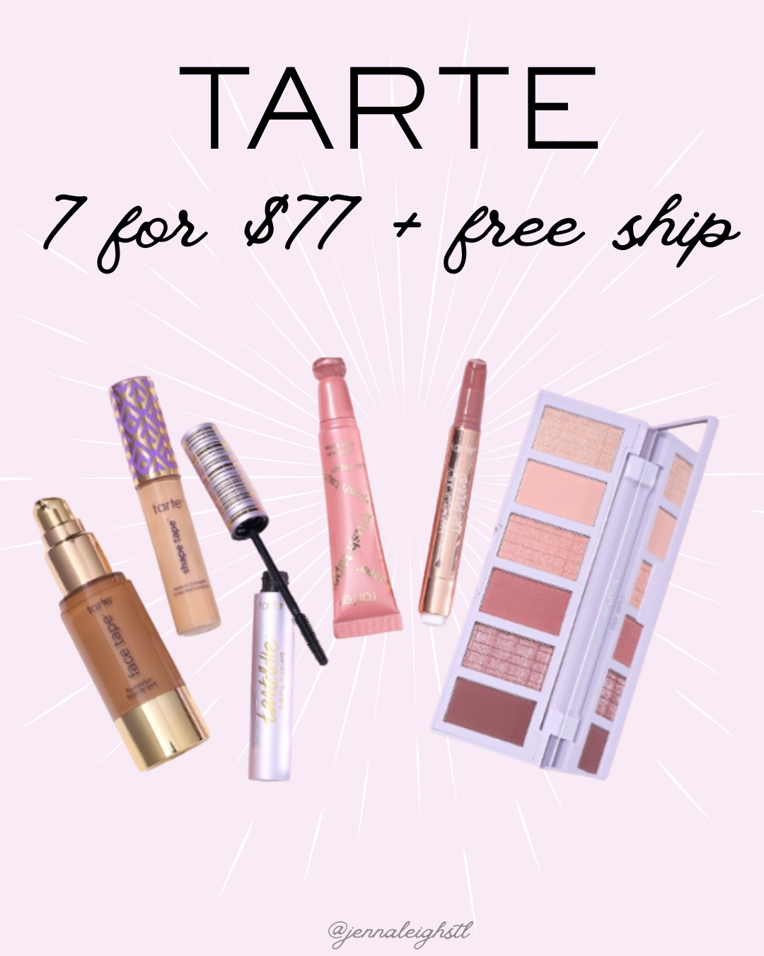 This is the last day to take advantage of the Tarte 7 for $77 sale that includes free shipping. You can mix and match your favorites and save big. Definitely the time to stock up. 

 #LTKgrwm #LTKSaleAlert #LTKBeauty