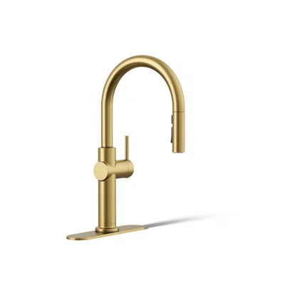Kohler Crue Single Handle Pull Down Kitchen Faucet with Three-Function Pull Down Sprayer | Wayfair North America