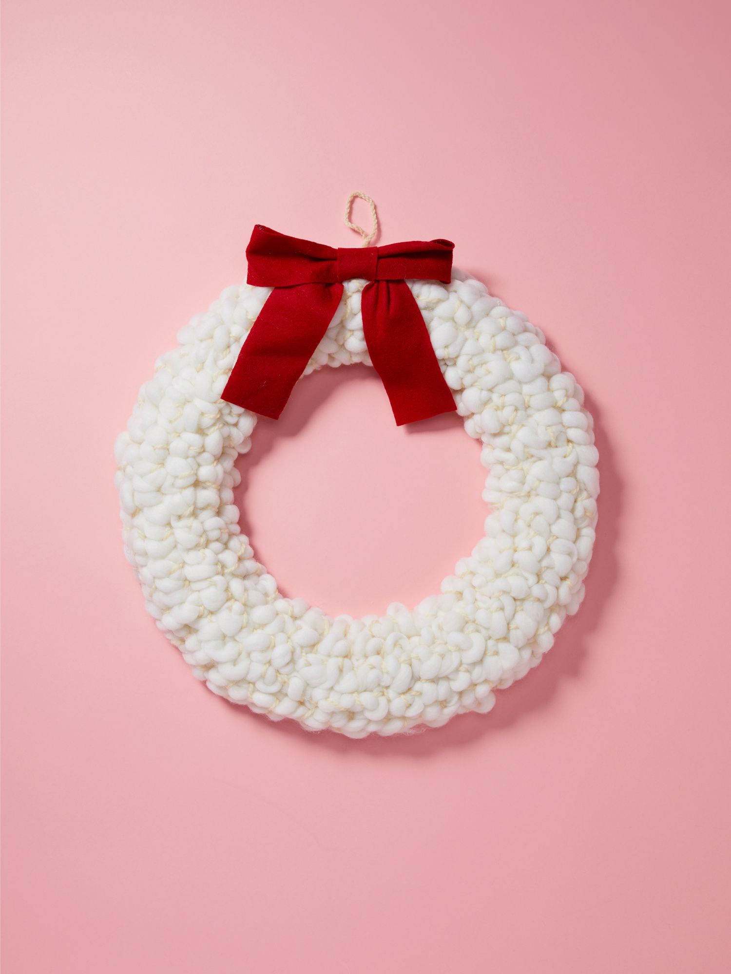 20in Knit Christmas Wreath | HomeGoods
