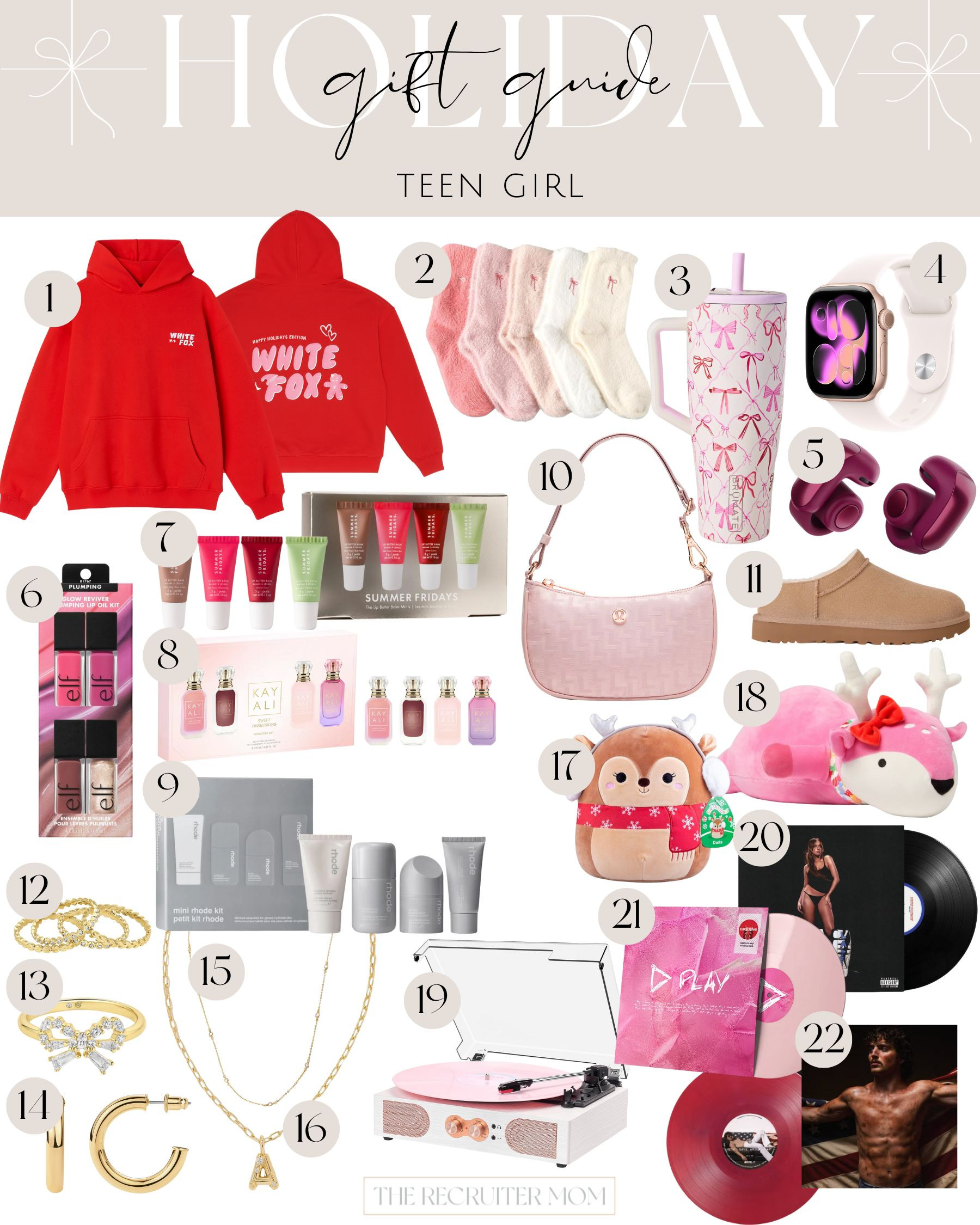 A mix of cozy, glam & aesthetic gifts she’ll be obsessed with this season.
#teengirl #holidaygiftguide #christmas2025 #stockingstuffers #giftideasforteens 

 

#LTKSeasonal #LTKFindsUnder100 #LTKKids