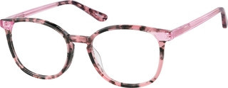 Zenni Women's Round Prescription Glasses Pink Plastic Full Rim Frame | Zenni Optical (US & CA)