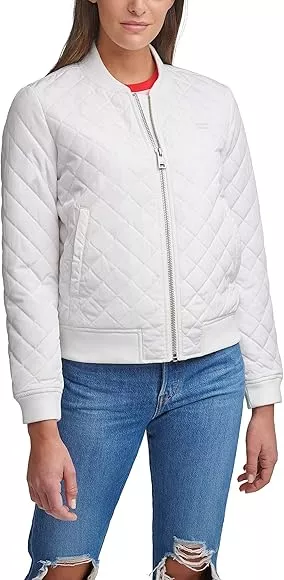 Levi's Women's Diamond Quilted Bomber Jacket