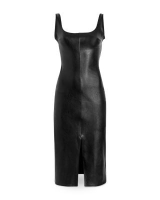 Faux Leather Midi Tank Dress | Bloomingdale's (US)