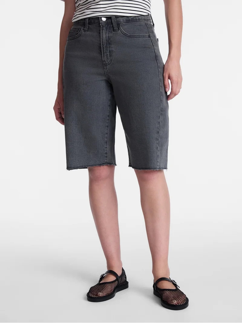 Time and Tru Women's Barrel Bermuda Shorts, Sizes 0-20 | Walmart (US)