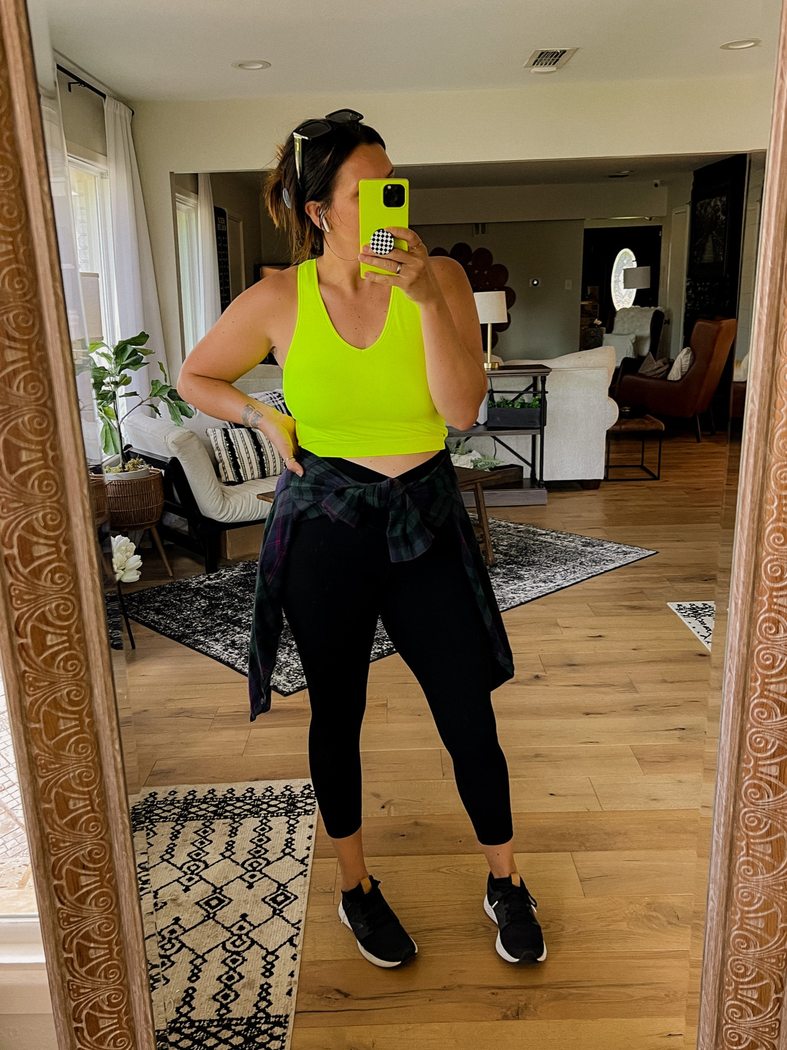 Walking outfit 
Bra: Large, low impact for bigger chests
Leggings: large


#LTKfit #LTKstyletip #LTKunder50