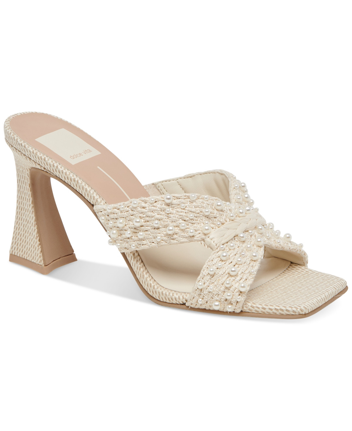 Dolce Vita Women's Nitro Pearl Embellished Slide Dress Sandals Women's Shoes | Macys (US)