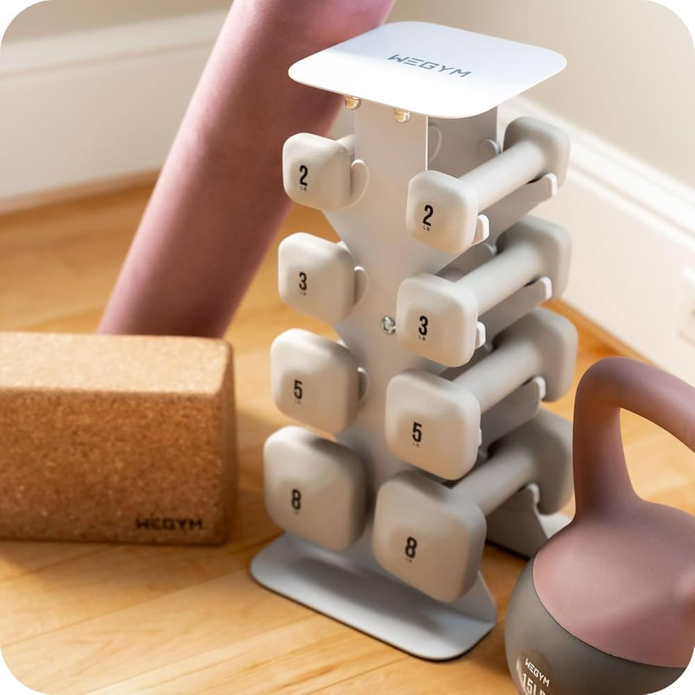 SafeGrip Dumbbells, Anti-Slip, Anti-Roll, Thick Handles, Free Weights, Square Dumbbells for Secur... | Amazon (US)