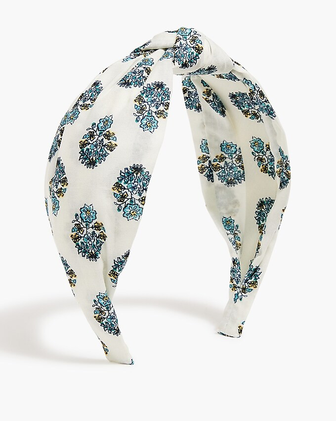 Printed knot headband | J.Crew Factory