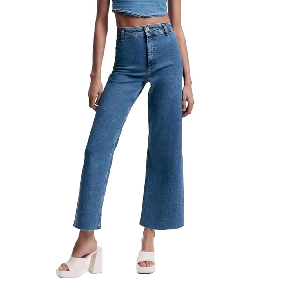 Women's Wide Leg Jeans High Waisted Stretchy Trendy Casual Versatile Work Denim Pants Trousers 20... | Amazon (US)