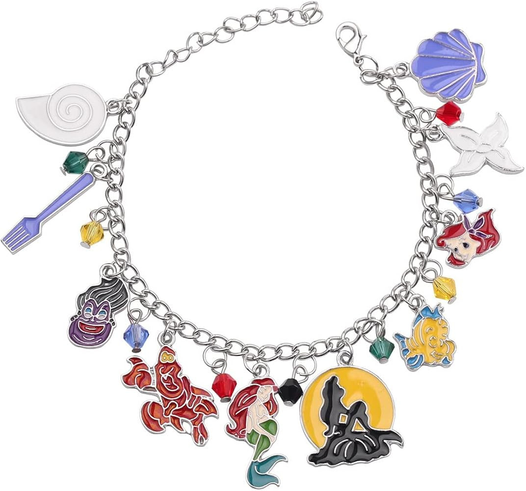 Blingsoul Movies Charm Bracelet - Trendy Adjustable Gold and Sterling Silver Charm Bracelets for ... | Amazon (US)