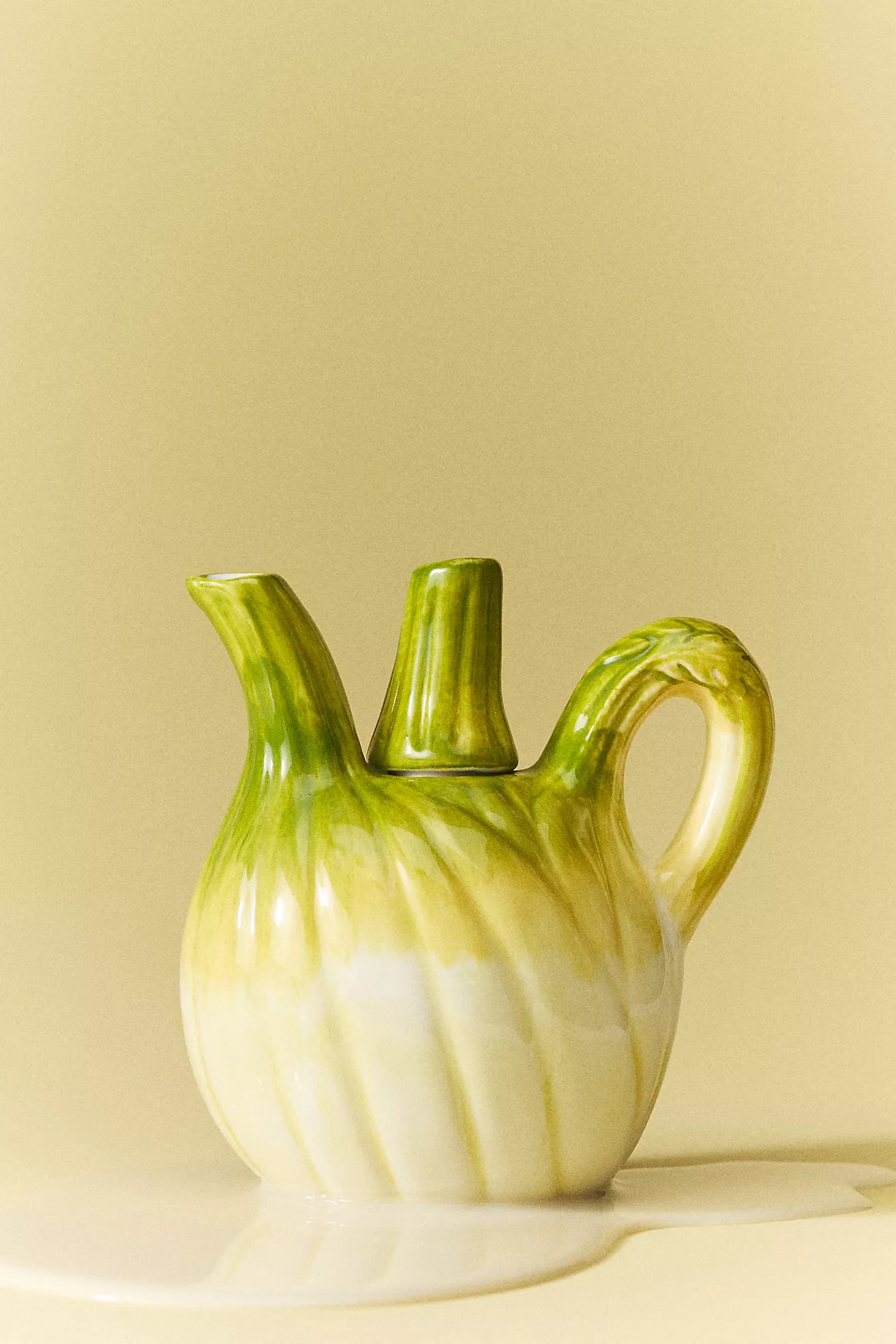 Damson Madder Stoneware Fennel Creamer | Anthropologie (US)
