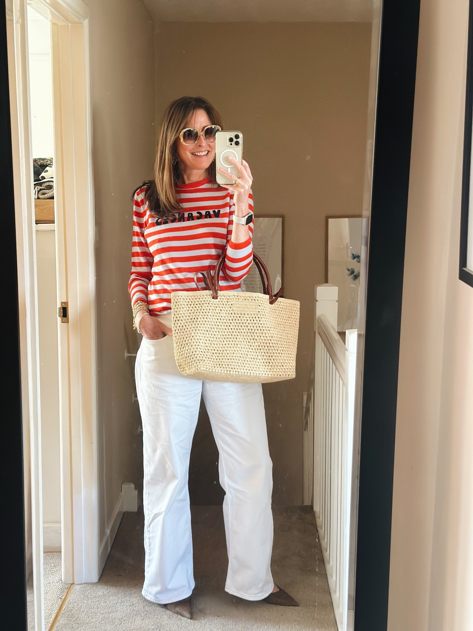 Sunny weekend vibes .. 
SIZES : Sweater - small • Jeans - 12 

#LTKuk #LTKspring
