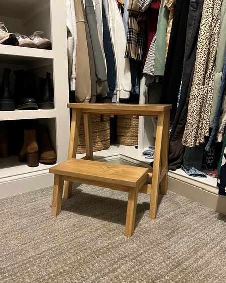 Found the cutest step stool for our closet! 

#LTKhome #LTKstyletip #LTKfamily