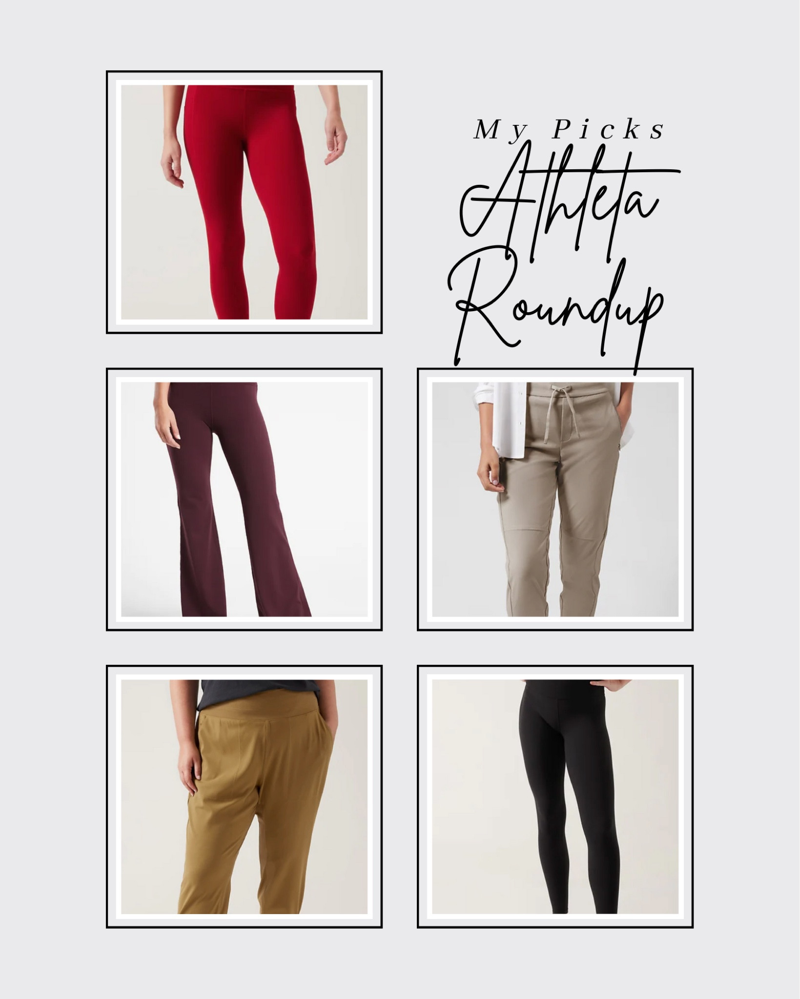 Athlete roundup, leggings, joggers, turtleneck, athleisure, athletic wear 

#LTKstyletip #LTKfit #LTKSeasonal