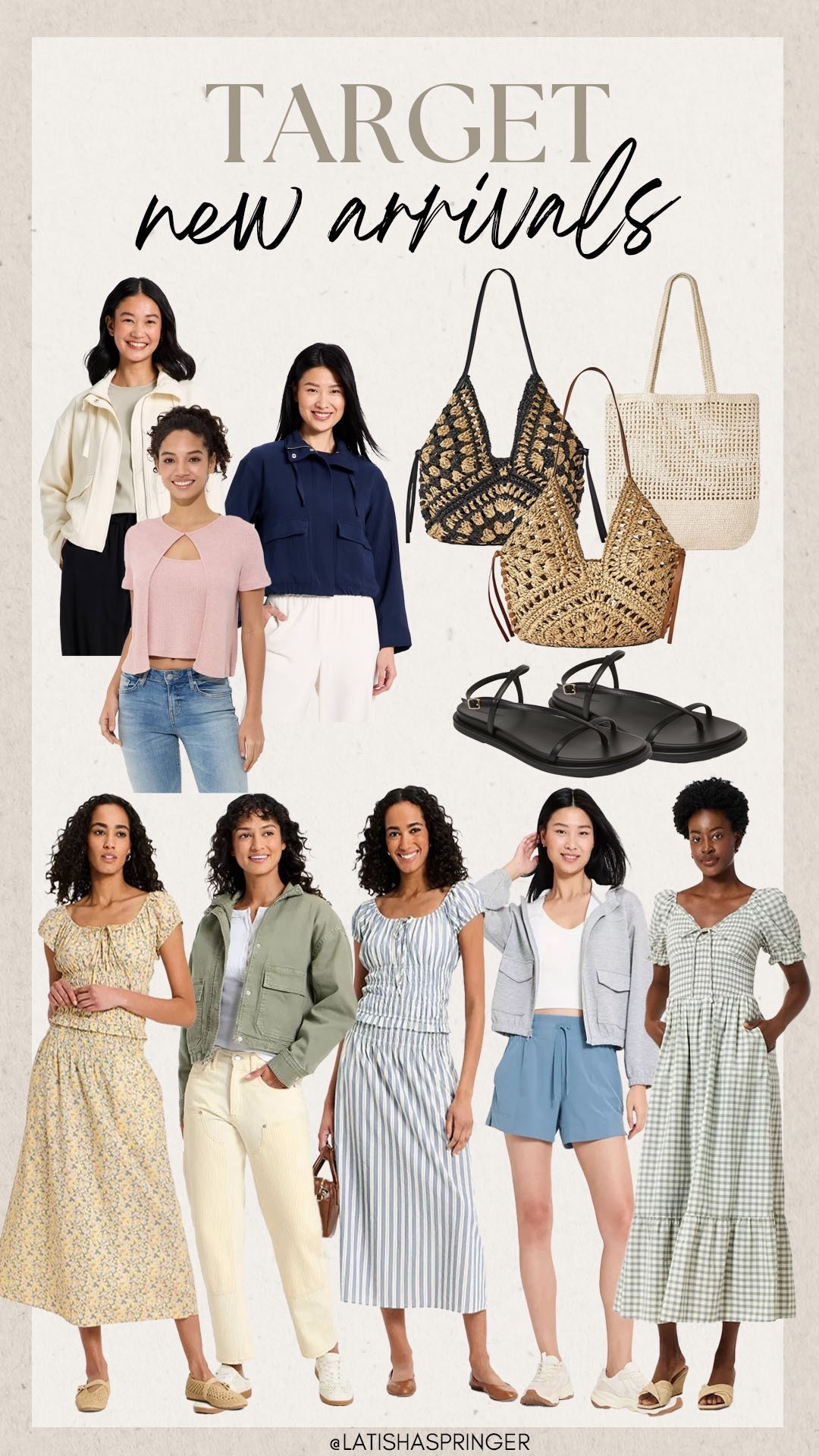 Target new arrivals this week! Love these spring pieces!

#targetfinds

Target finds. Target fashion. Target new arrivals. Target spring matching set. Target spring dress. Target spring jacket. Target straw tote. Target spring sandals. Cute spring outfit  

#LTKootd #LTKgrwm #LTKSeasonal