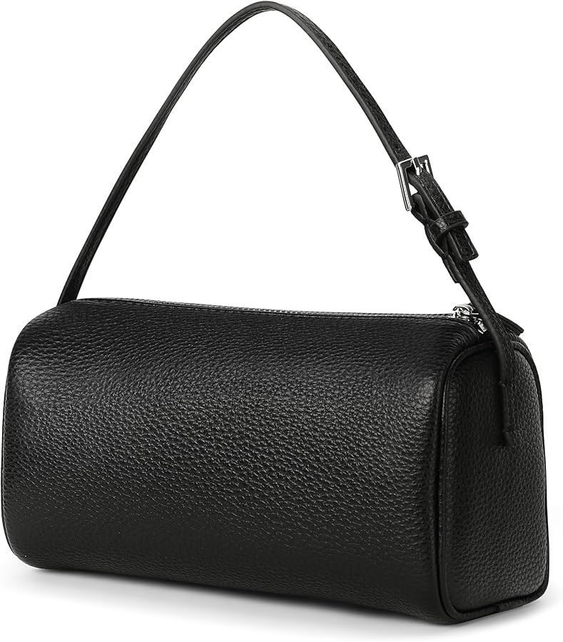 Hobo Crossbody Bags For Women,Vegan Leather Barrel Bag For Ladies,Designer Mini Pruse With Adjust... | Amazon (US)