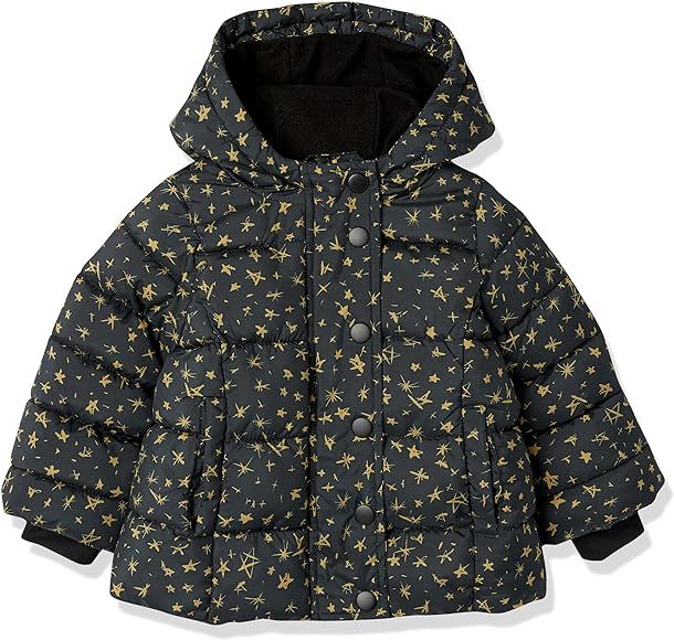 Amazon Essentials Babies, Toddlers, and Girls' Heavyweight Hooded Puffer Jacket | Amazon (US)
