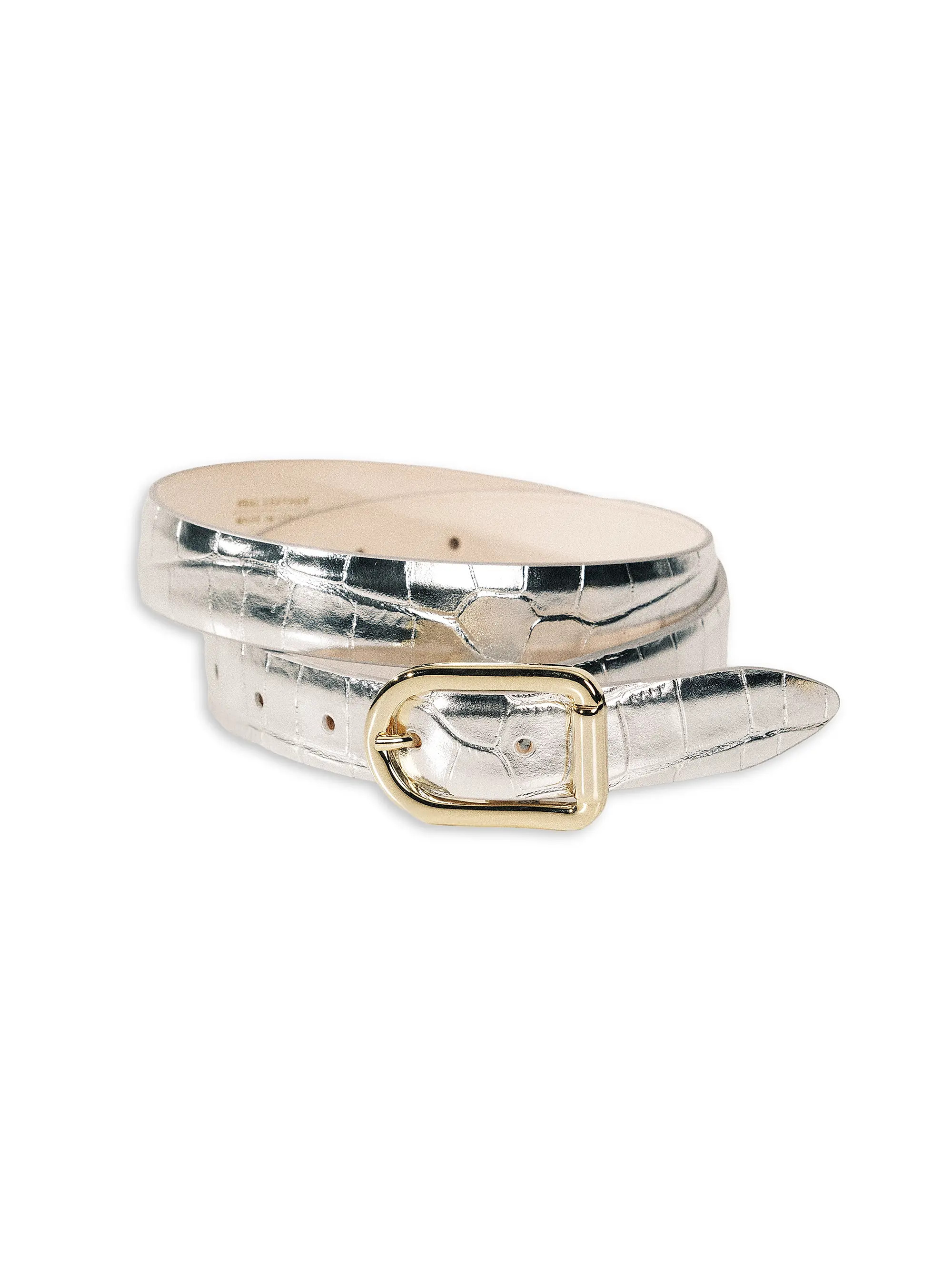 D\u00e9hanche Resort Mija Croc-Embossed Leather Belt | Saks Fifth Avenue | Saks Fifth Avenue