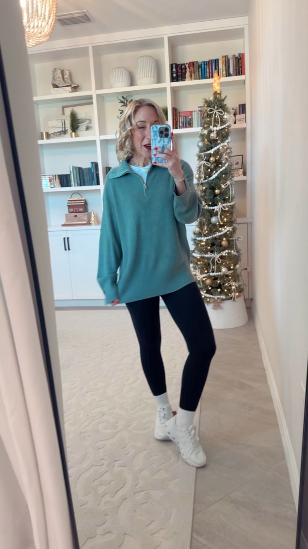 Amazon - sweaters to take you from winter to spring * Black Leggings - size small. * Sneakers - tts. 1. Quarter Zip Pullover Sweater - size small. 6 colors. 

#LTKFindsUnder50#LTKSeasonal#LTKOver40 

 