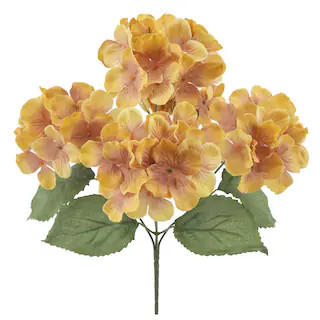 12" Mustard Brown Hydrangea Bush by Ashland® | Michaels | Michaels Stores
